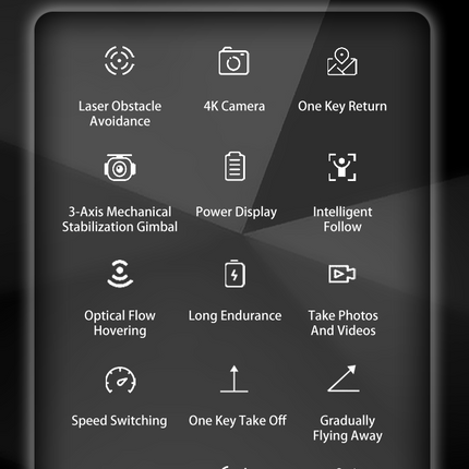 Dron GD98 me GPS dhe ekran LCD