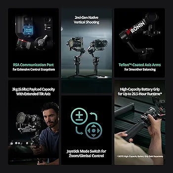 Stabilizues Gimbal DJI RS 4 për Kamera