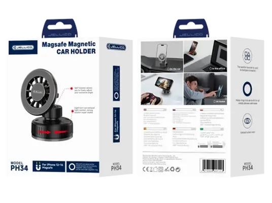 Mbajtës telefoni MagSafe për makinë Jellico PH34