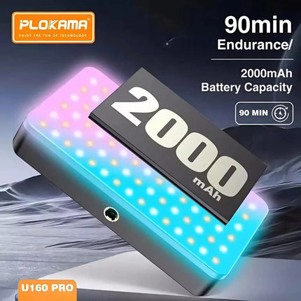 Dritë LED per Telefon Aparat Laptop - PLOKAMA U160 PRO RGB
