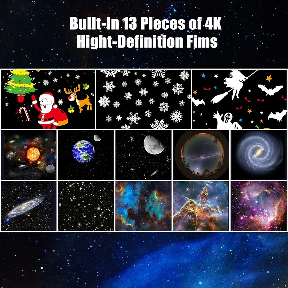 Projektor Drite me 13 Efekte - Rrotullim 360°