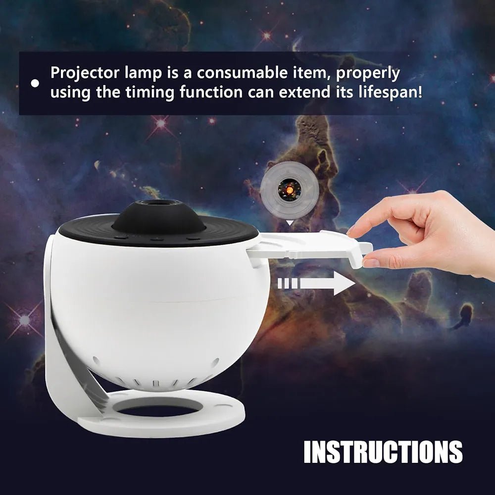 Projektor Drite me 13 Efekte - Rrotullim 360°