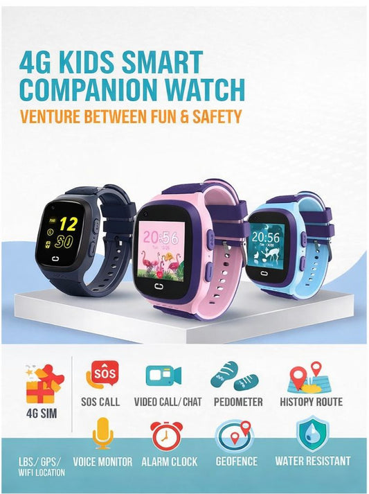 Orë Inteligjente për Fëmijë 4G LTE