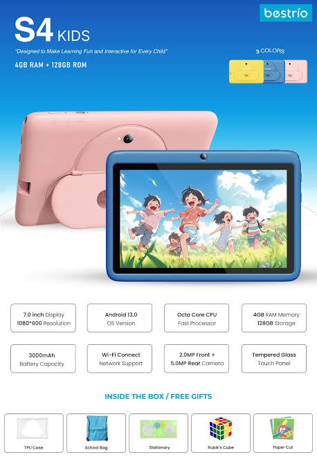 Tablet për fëmijë Bestrio S4