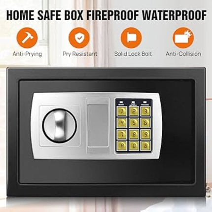 Kasafortë elektronike me kod dhe çelësa Safe Box 20E