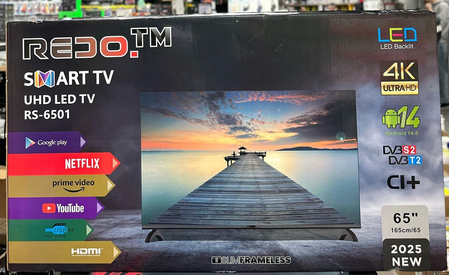 Televizor me Internet 65 inç Redo.Tm UHD