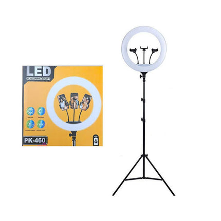 Ringlight me 3 mbajtëse telefoni PK-460