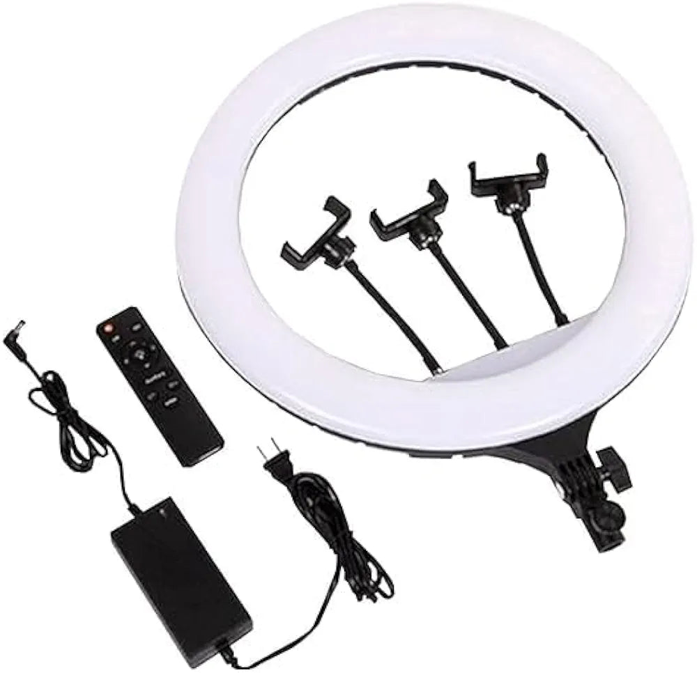 Ringlight me 3 mbajtëse telefoni PK-460