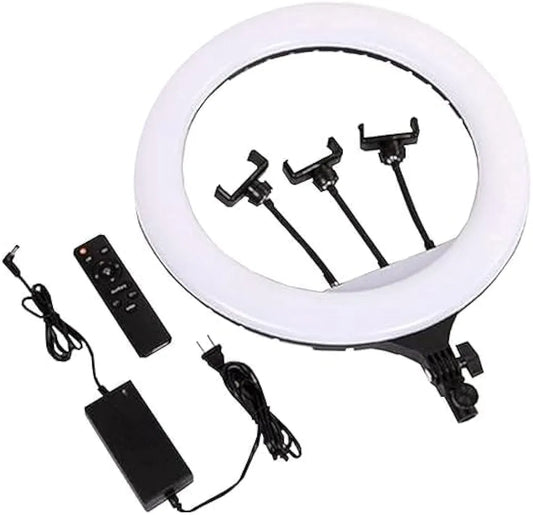 Ringlight me 3 mbajtëse telefoni PK-460