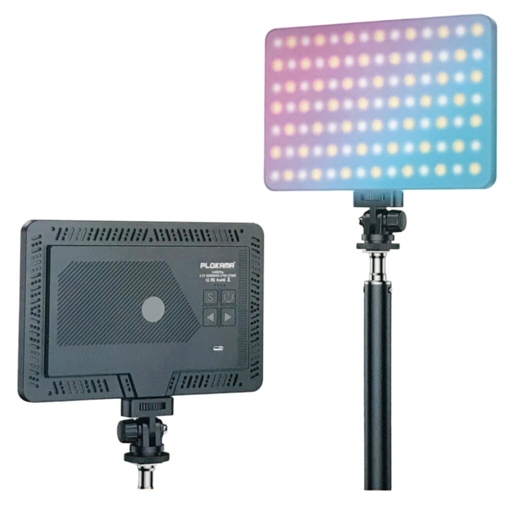 Dritë LED RGB për foto & video profesionale Plokama U480 Pro