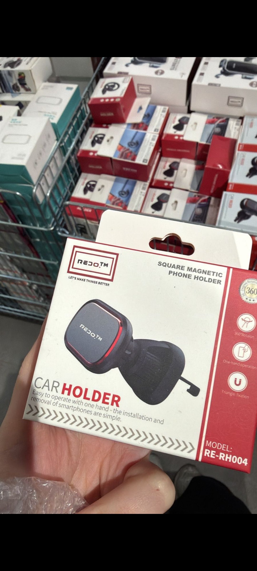 Mbajtëse magnetike telefoni për makinë RE-RH004