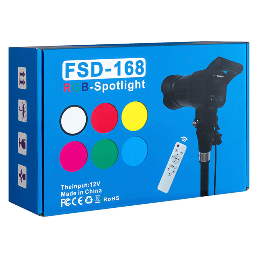 Dritë LED me Ngjyra FSD‑168 RGB