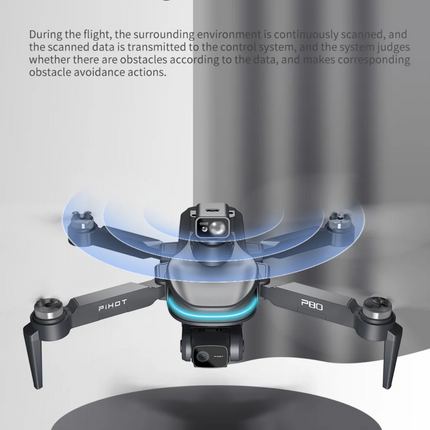 Dron Pihot P80 Pro+  Telekomande me ekran - Sensor 360