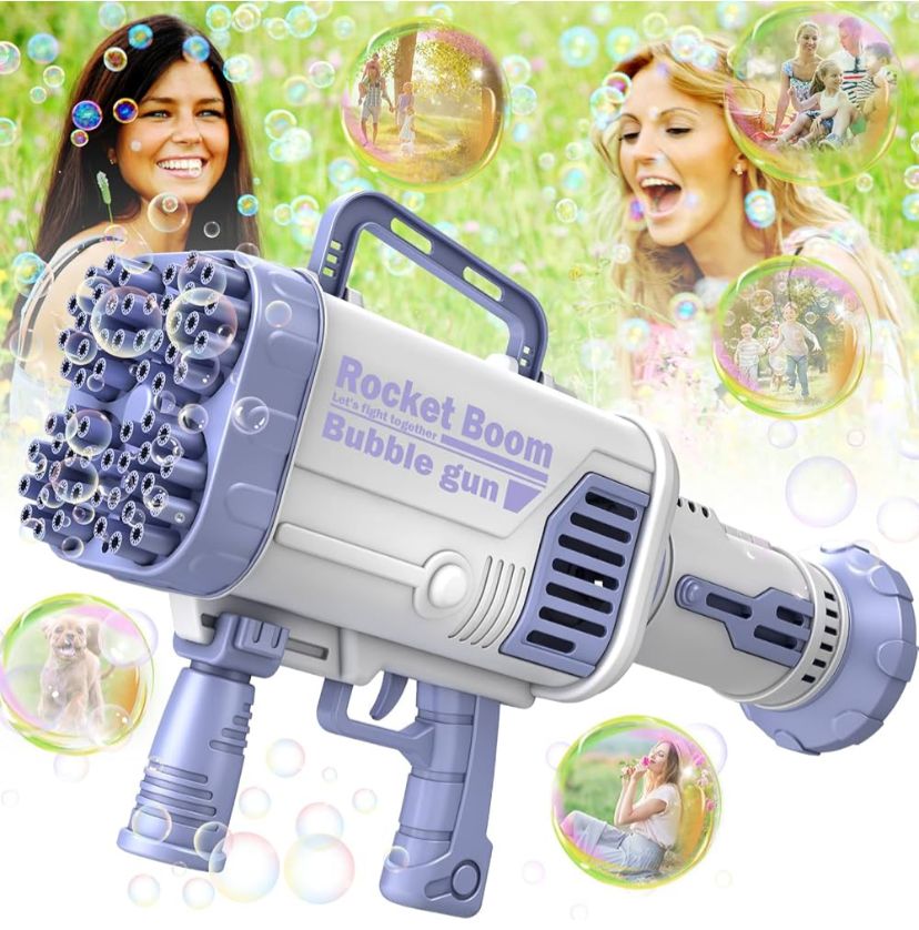 Pistolete me Flluska Sapuni Rocket Bubble Gun