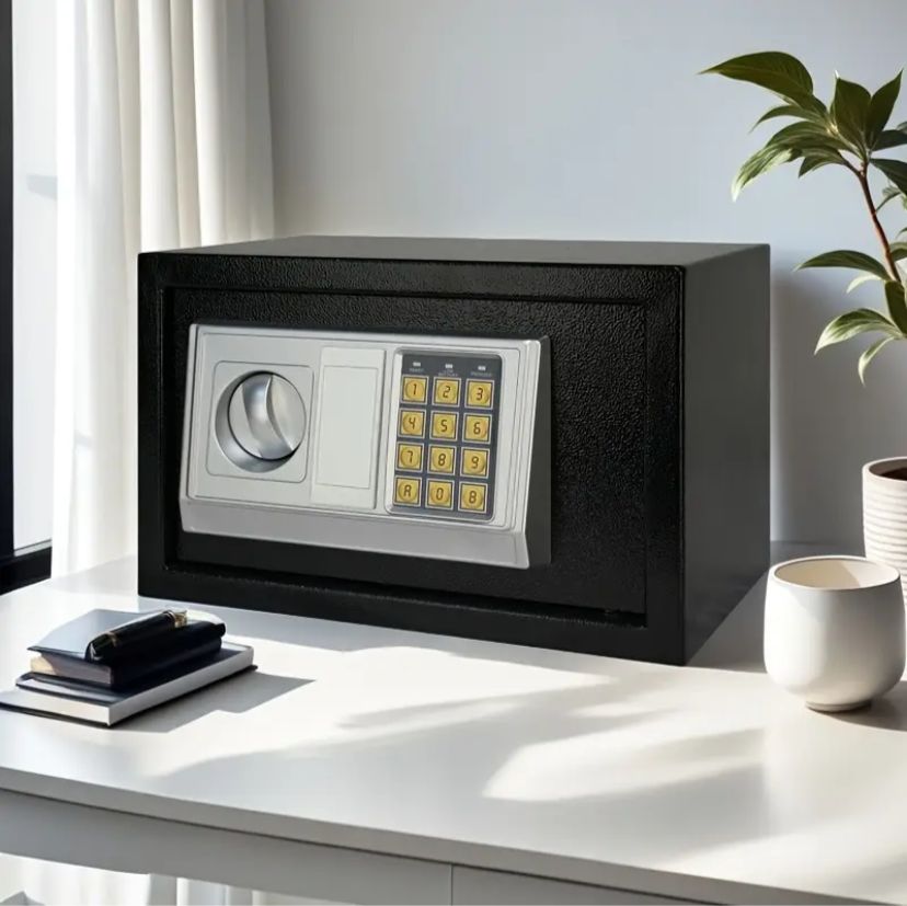Kasafortë elektronike me kod dhe çelësa Safe Box 20E