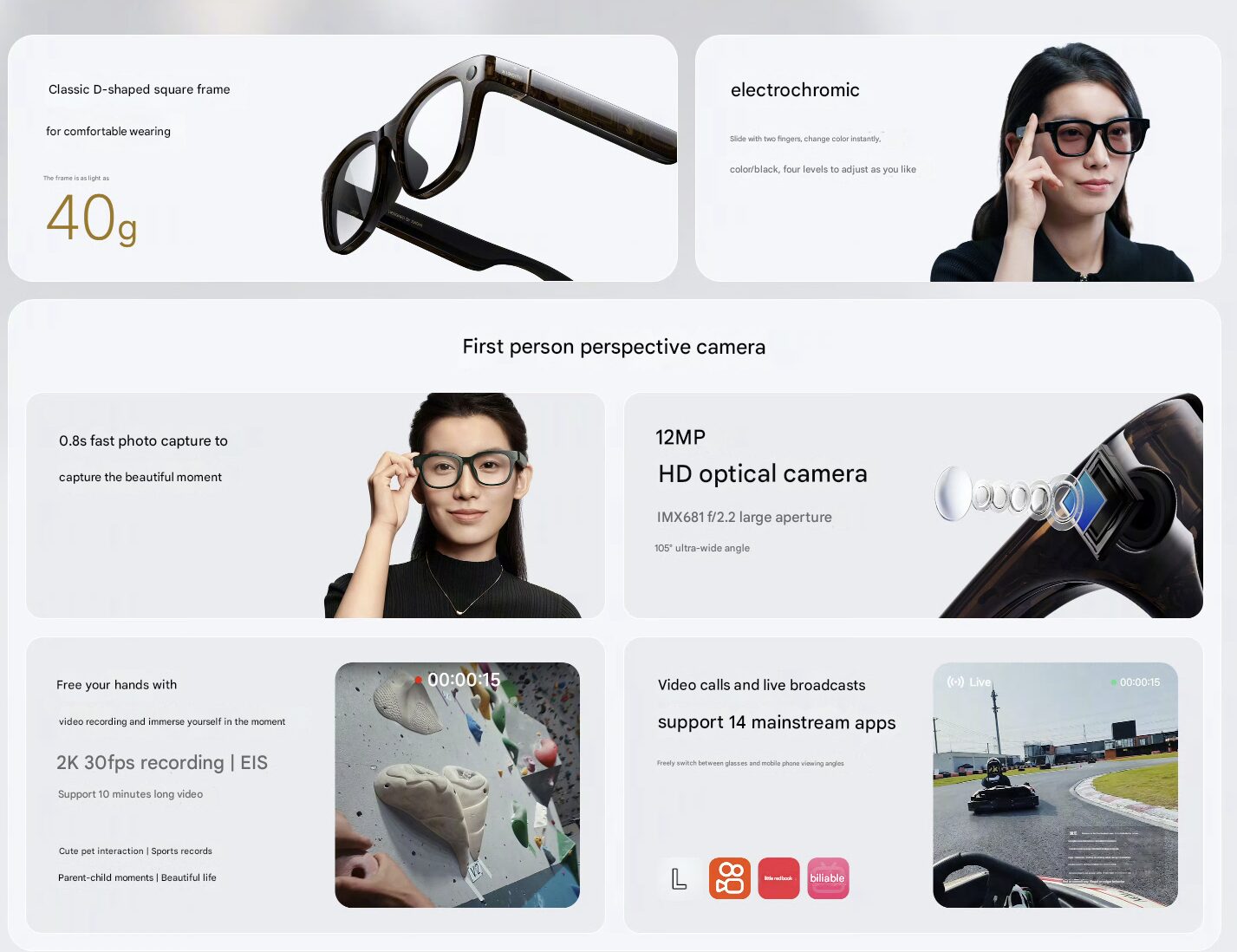 Syze Inteligjente Xiaomi AI Glasses